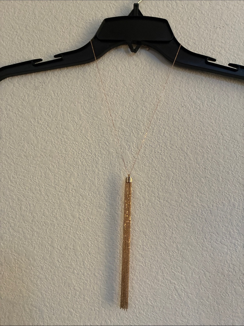 Gold Tone Tassel Pendant Necklace - Women Jewelry